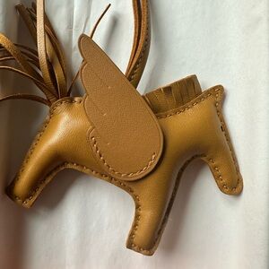 Hermes Rodeo Pegase Charm in Monochrome Chai